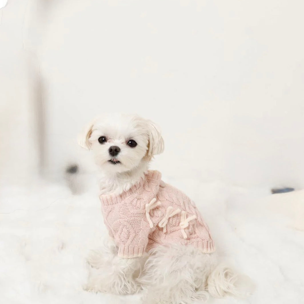 RIBBON KNIT CARDIGAN