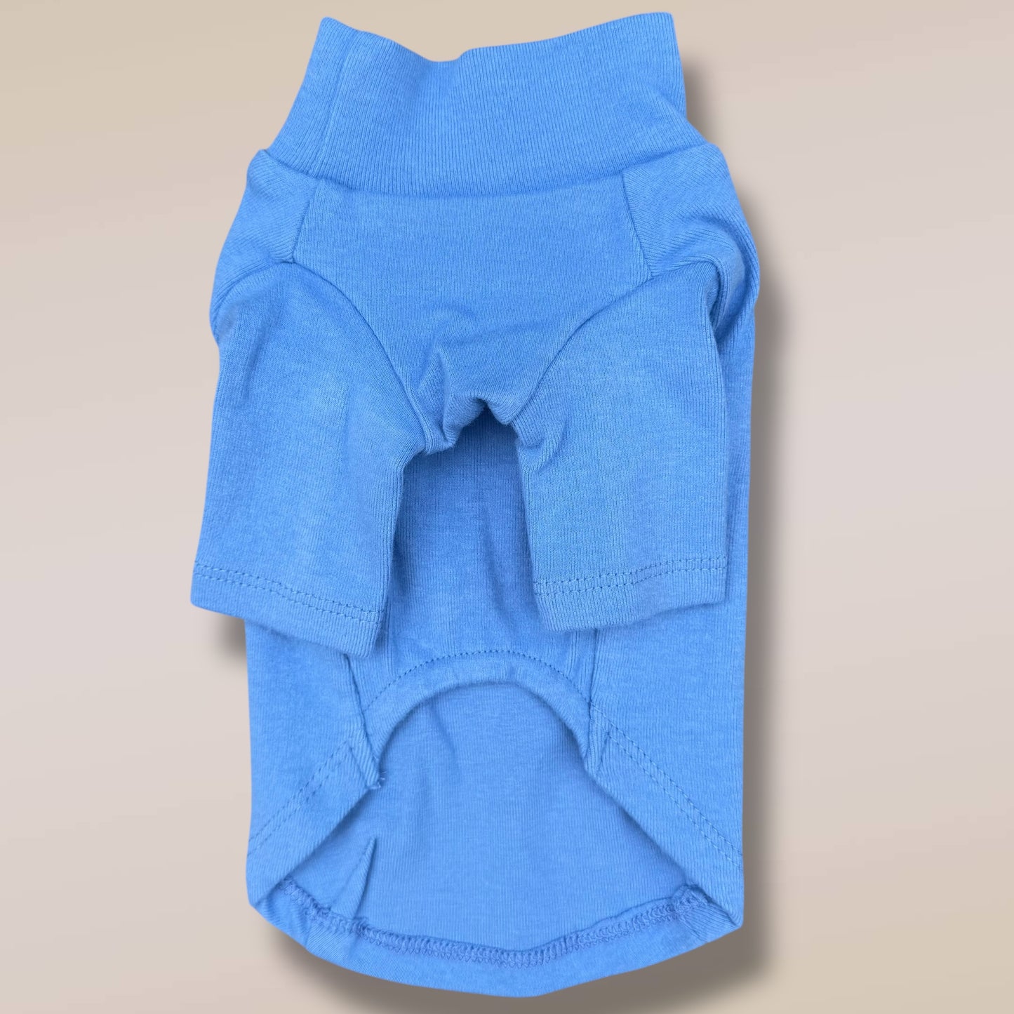 BLUE TURTLENECK TEE