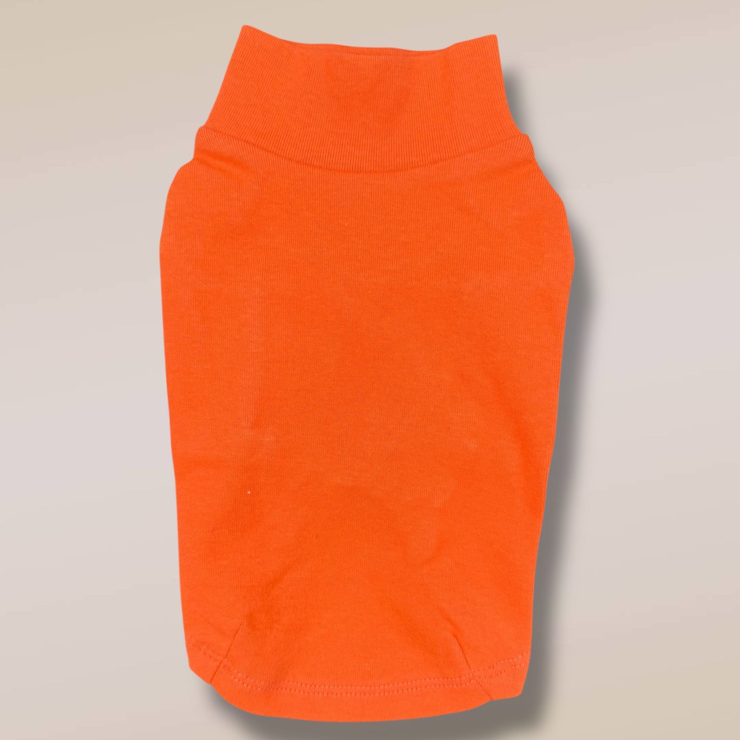 ORANGE TURTLENECK TEE