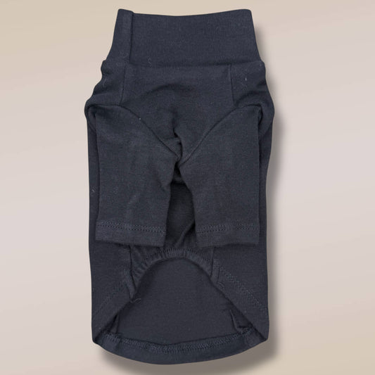 BLACK TURTLENECK TEE