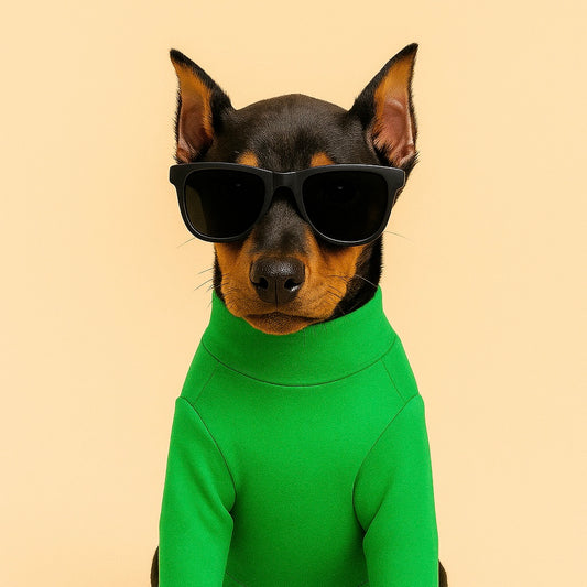 GREEN TURTLENECK TEE