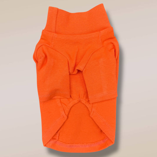 ORANGE TURTLENECK TEE