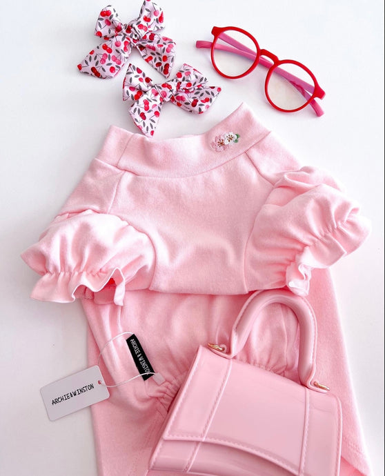 CHERRY BLOSSOM PINK TURTLENECK