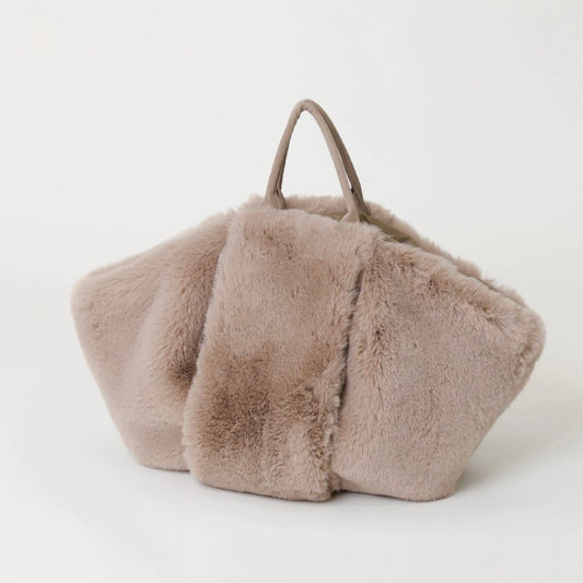 2WAY HAMMOCK TYPE FUR SLING BAG WITH MESH