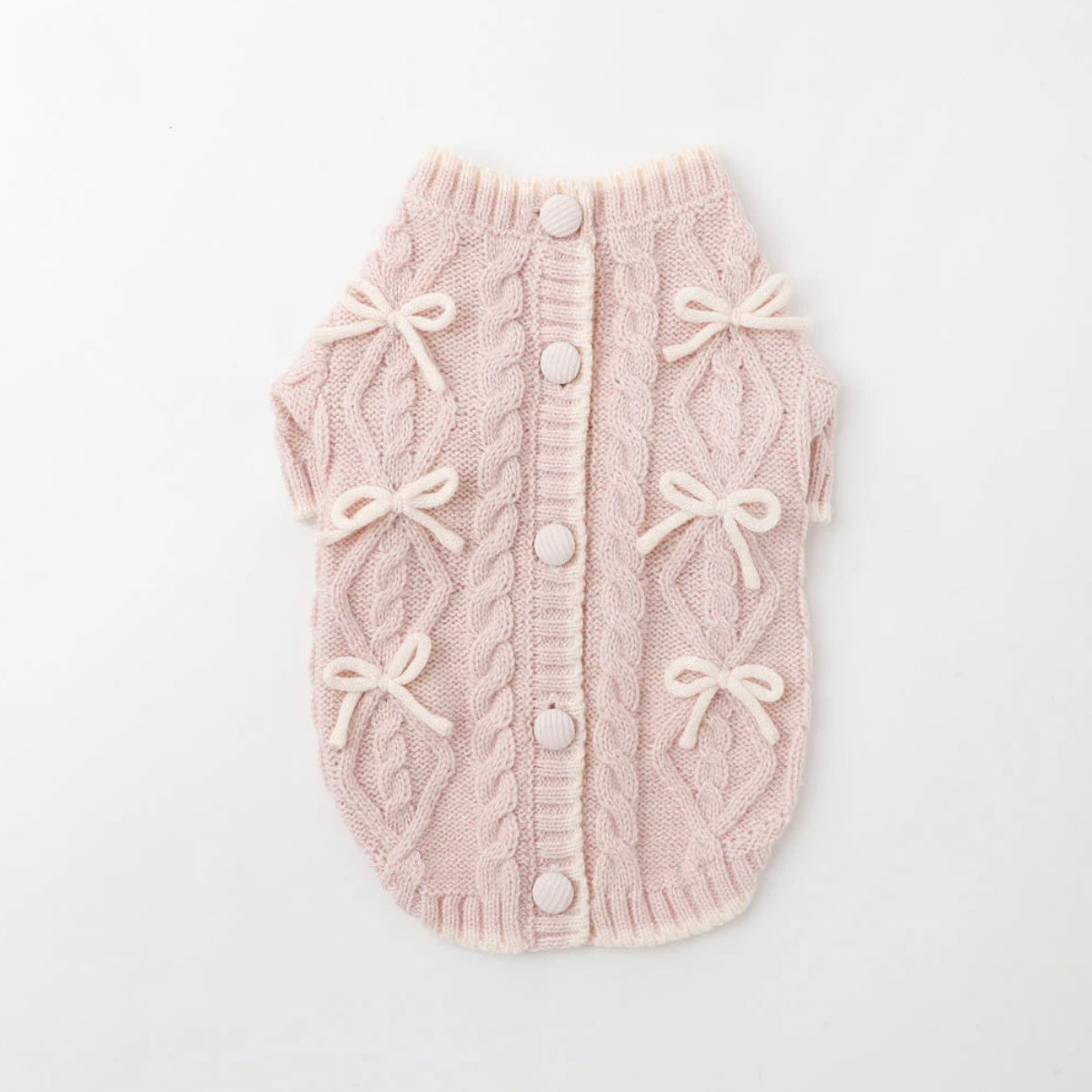 RIBBON KNIT CARDIGAN