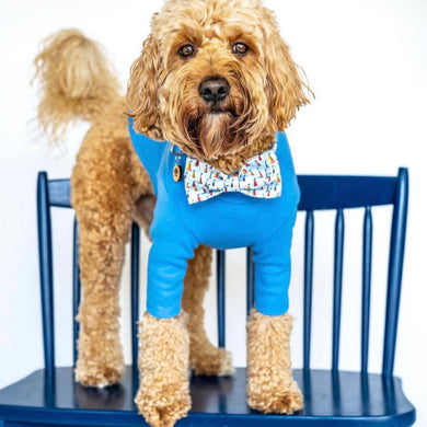 BLUE TURTLENECK TEE