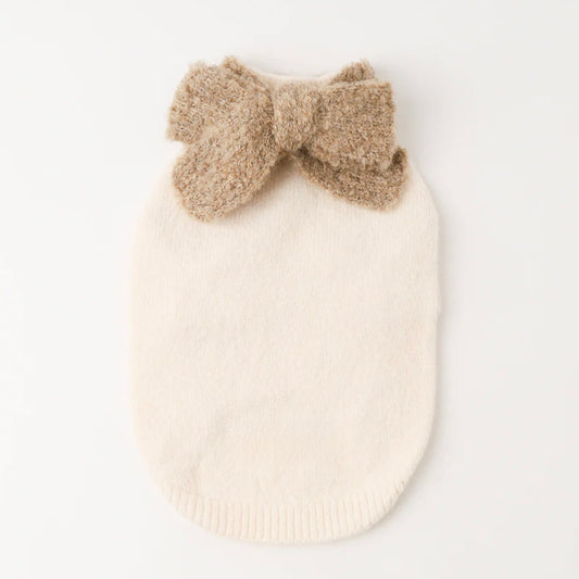 KNIT TOP WITH RIBBON