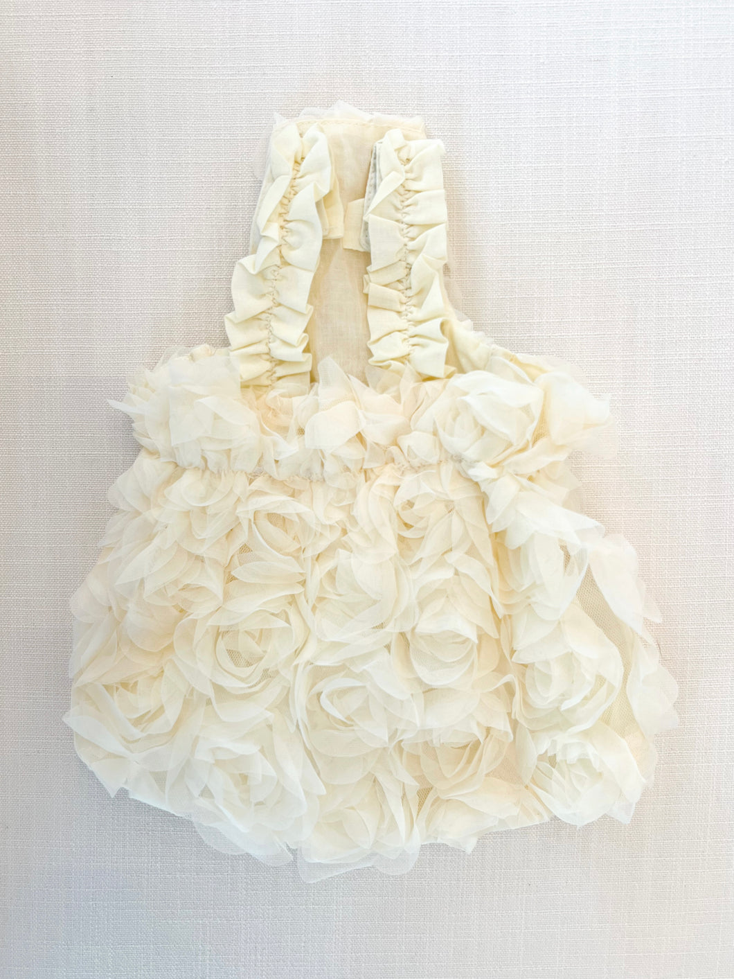 CREAMY ROSE BOUQUET DRESS