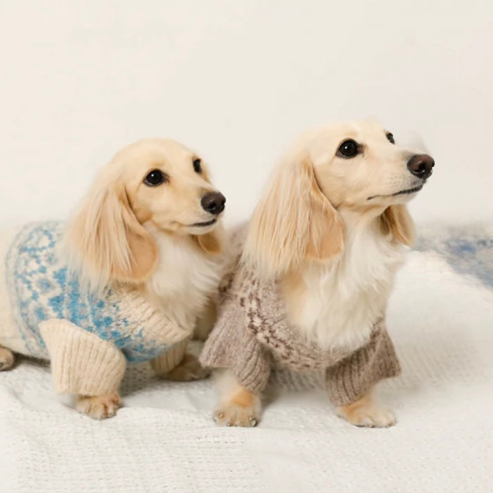 NORDIC PATTERN KNIT SWEATER