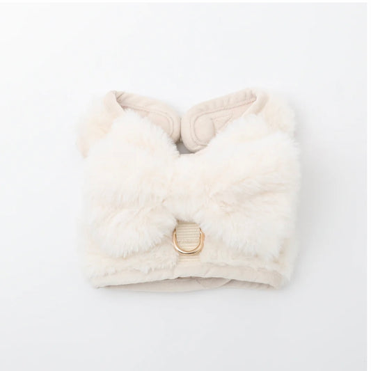 BIG RIBBON FUR HARNESS + LEAD