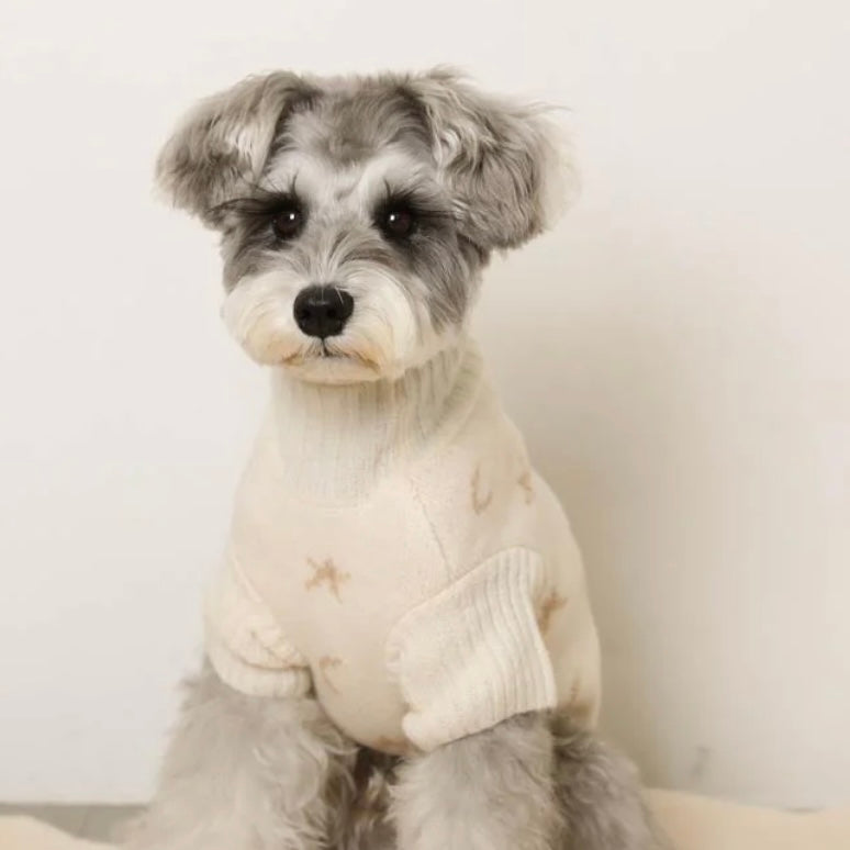 MOON HIGH NECK KNIT SWEATER