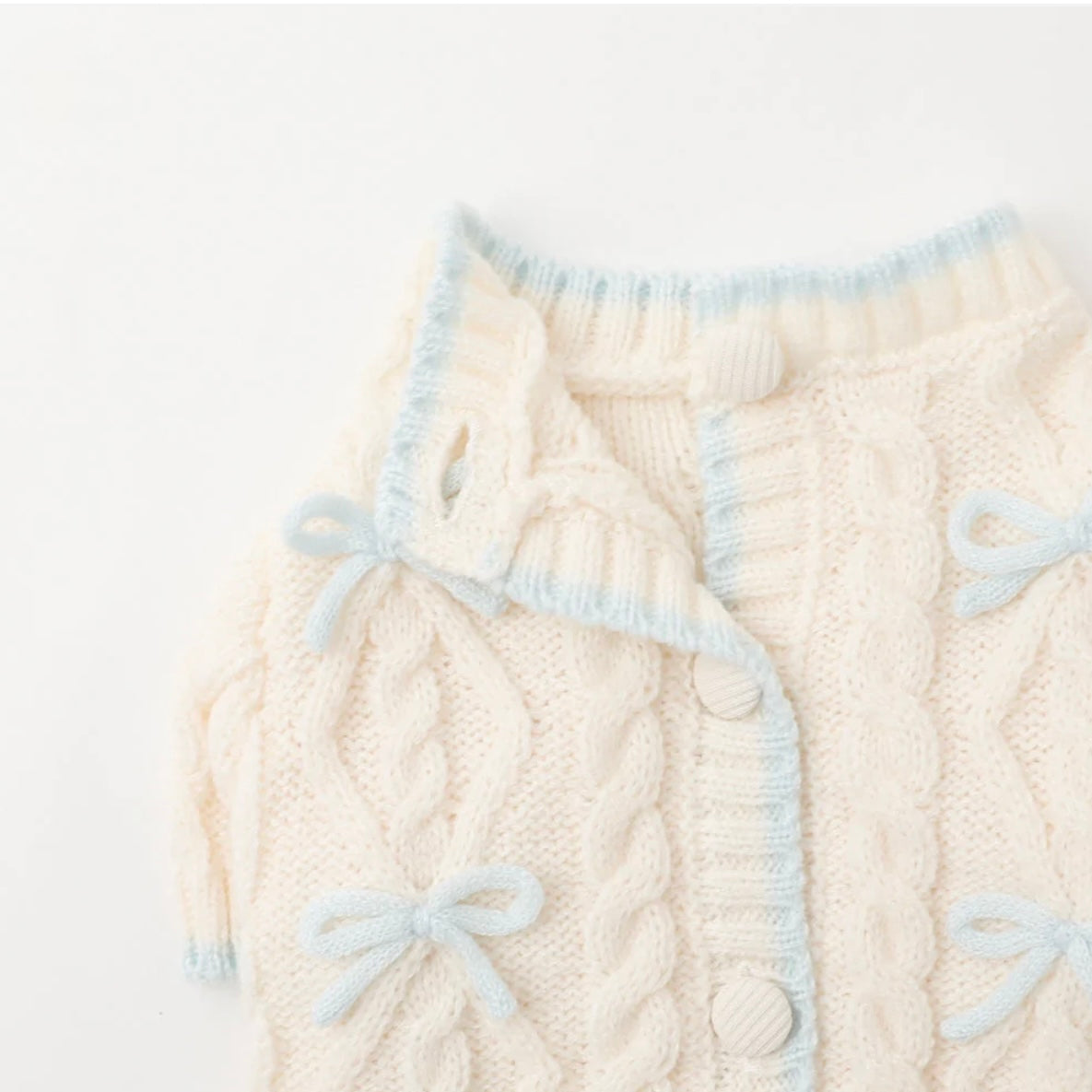 RIBBON KNIT CARDIGAN