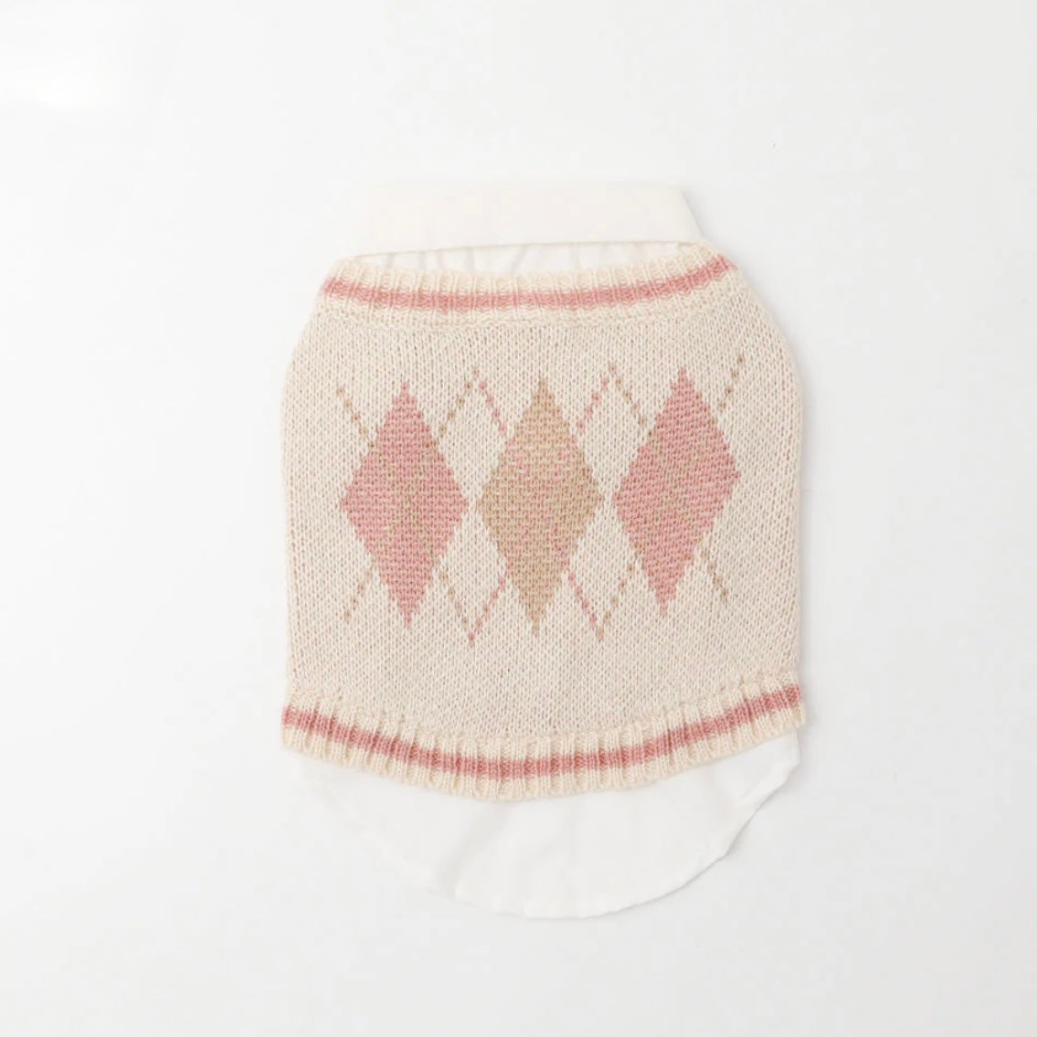 ARGYLE KNIT SWEATER VEST