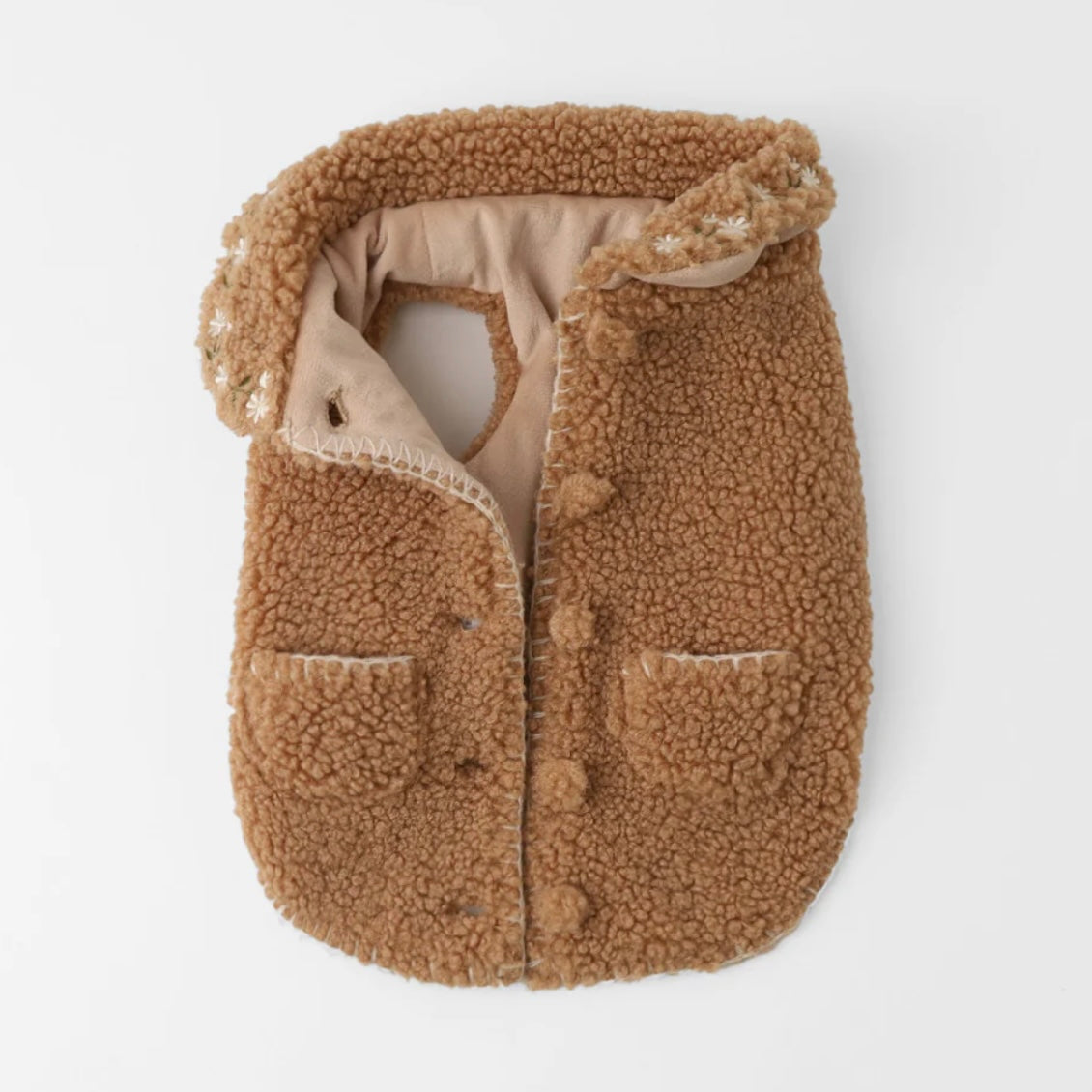 FLOWER EMBROIDERY VEST