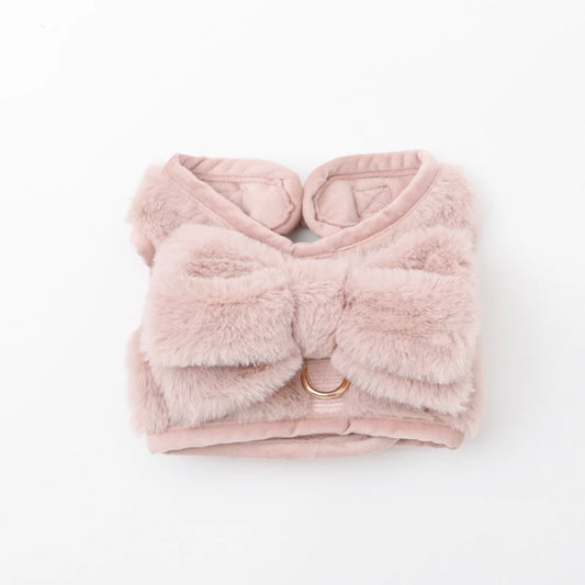 BIG RIBBON FUR HARNESS + LEAD