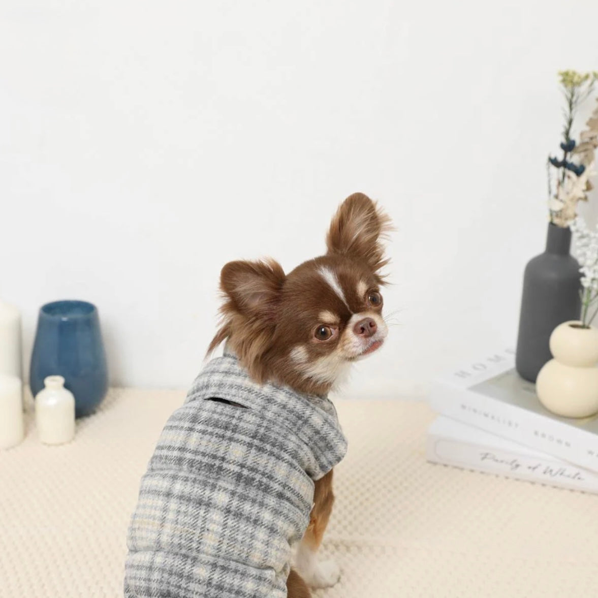 REVERSIBLE PLAID VEST