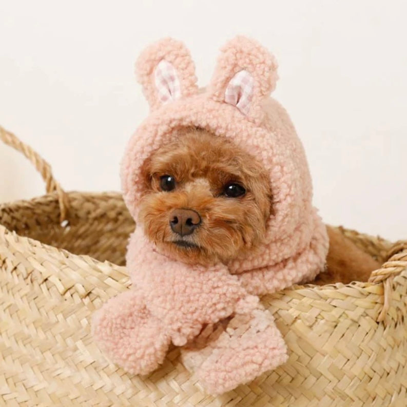 BUNNY HOOD SCARF
