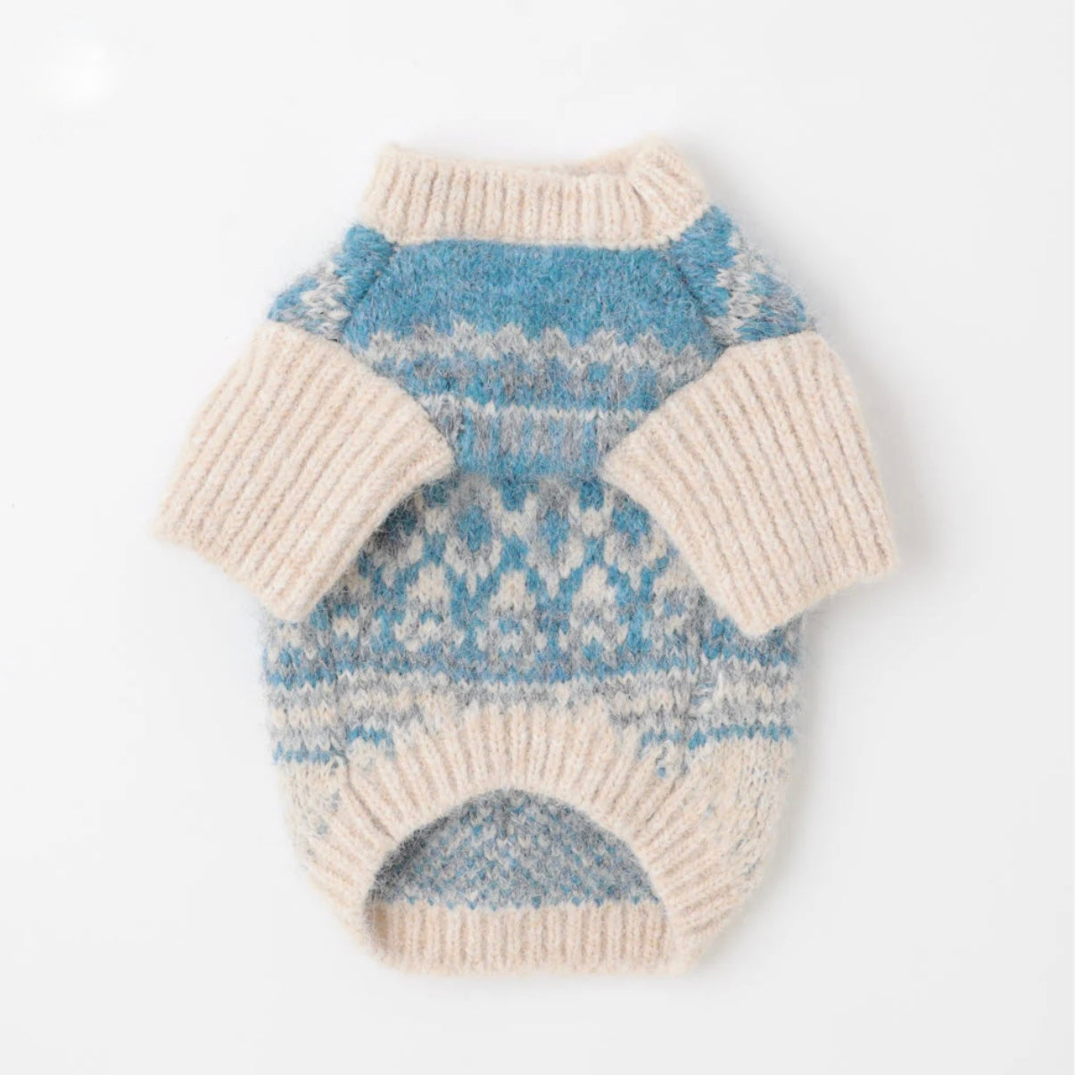 NORDIC PATTERN KNIT SWEATER