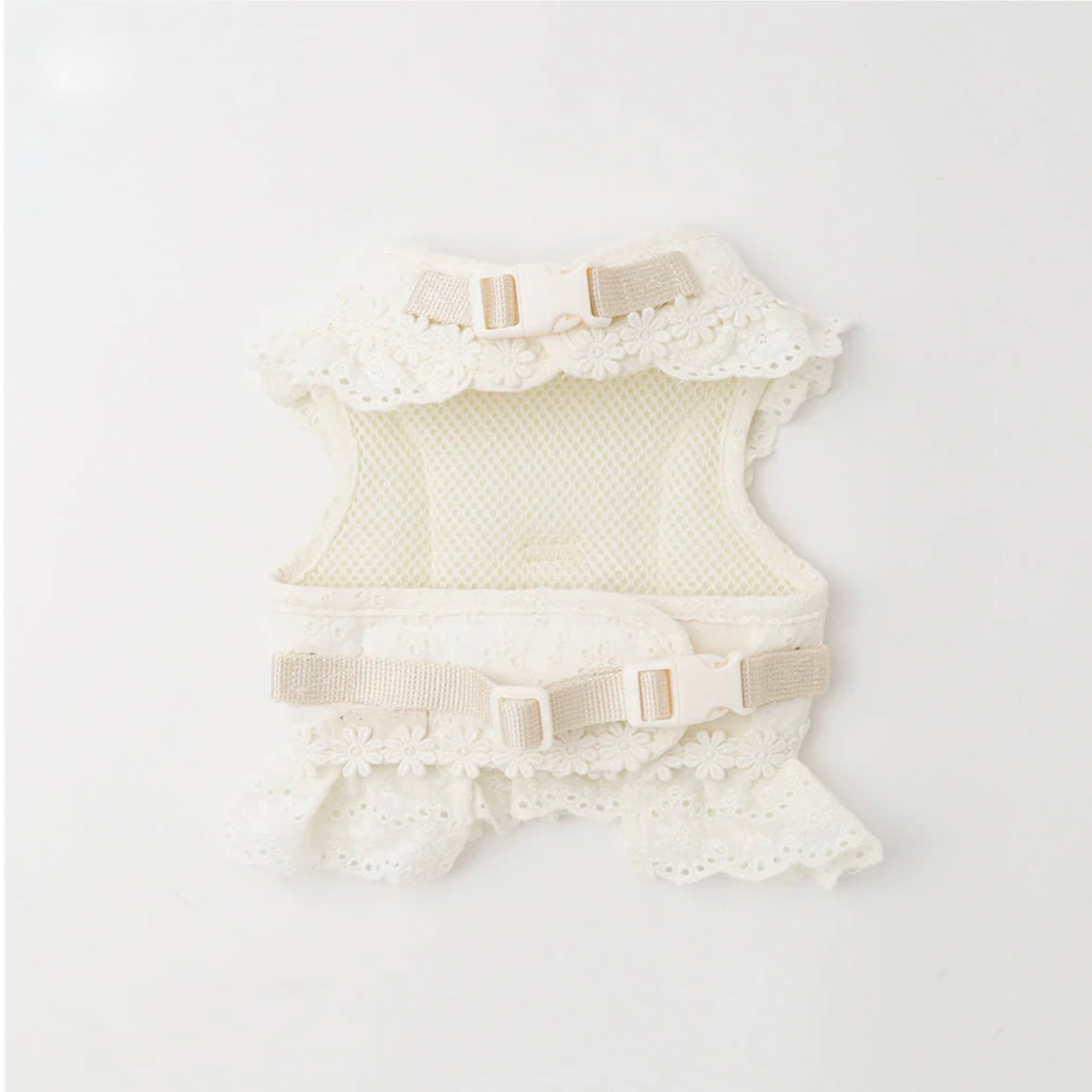 COTTEN LACE RUFFLE HARNESS + LEAD