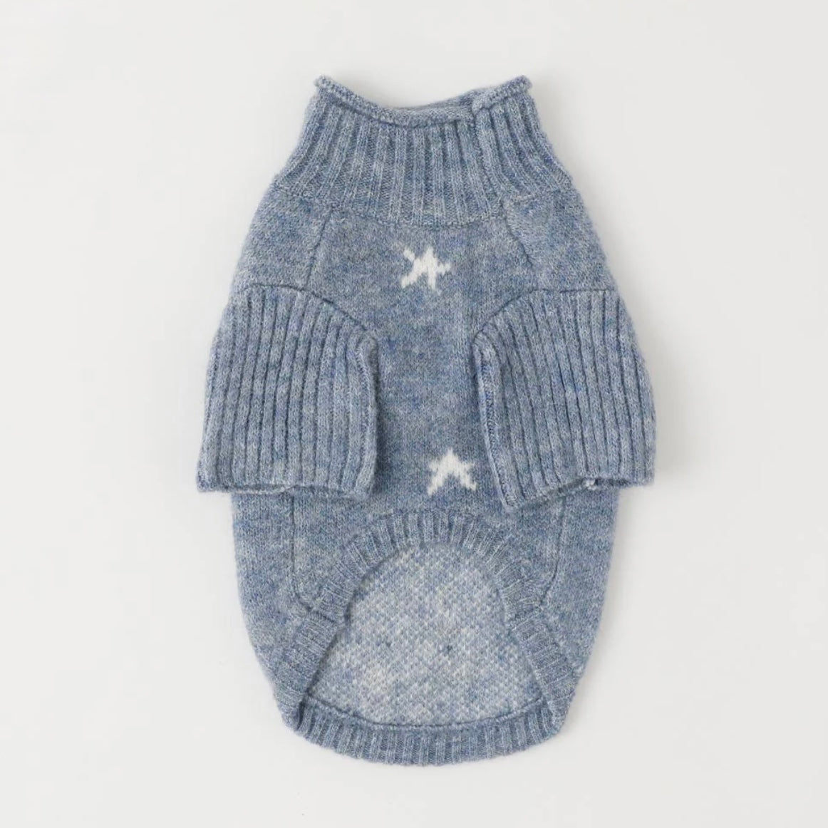 MOON HIGH NECK KNIT SWEATER