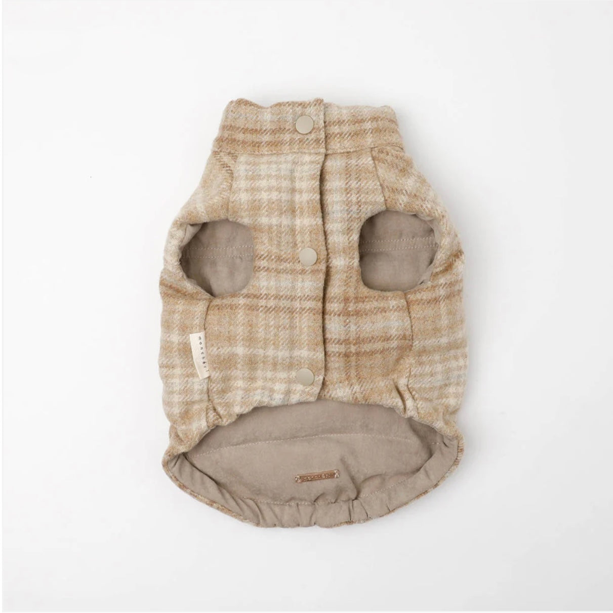 REVERSIBLE PLAID VEST