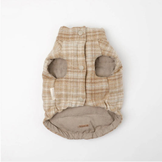 REVERSIBLE PLAID VEST