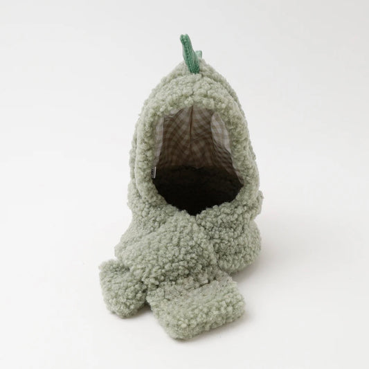 DINOSAUR HOOD SCARF