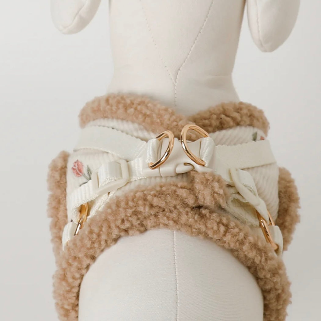 TULIP EMBROIDERY HARNESS + LEAD
