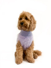 Load image into Gallery viewer, FUZZY KNIT SWEATER PURPLE