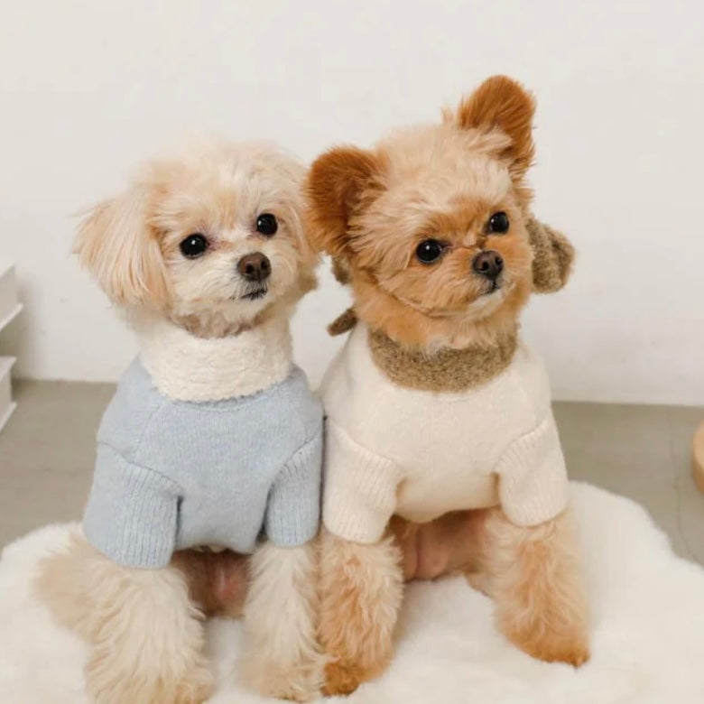 KNIT TOP WITH RIBBON