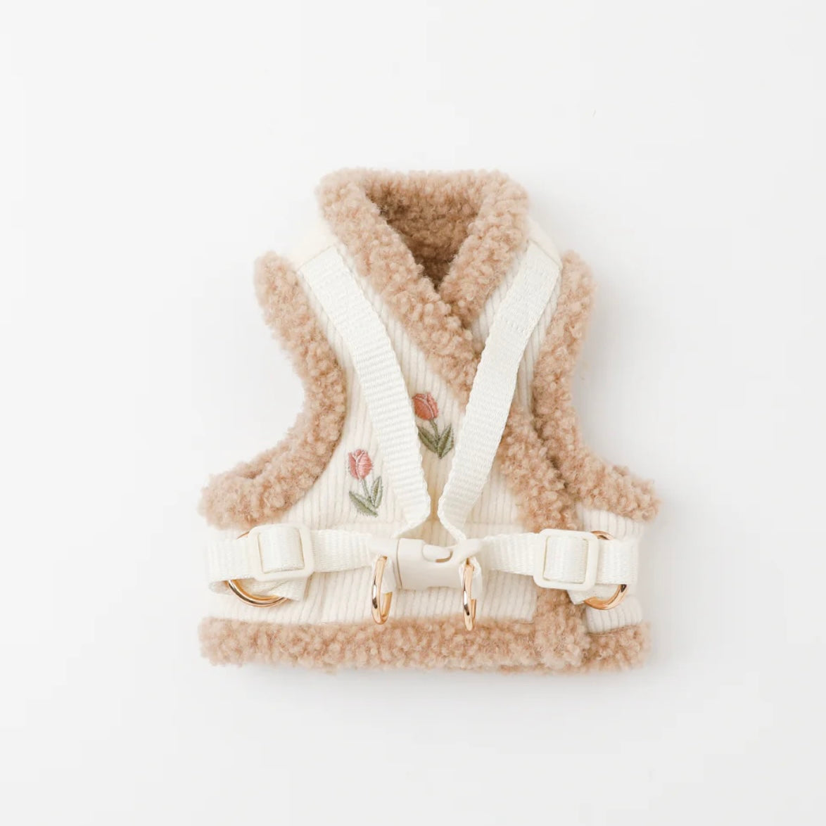 TULIP EMBROIDERY HARNESS + LEAD