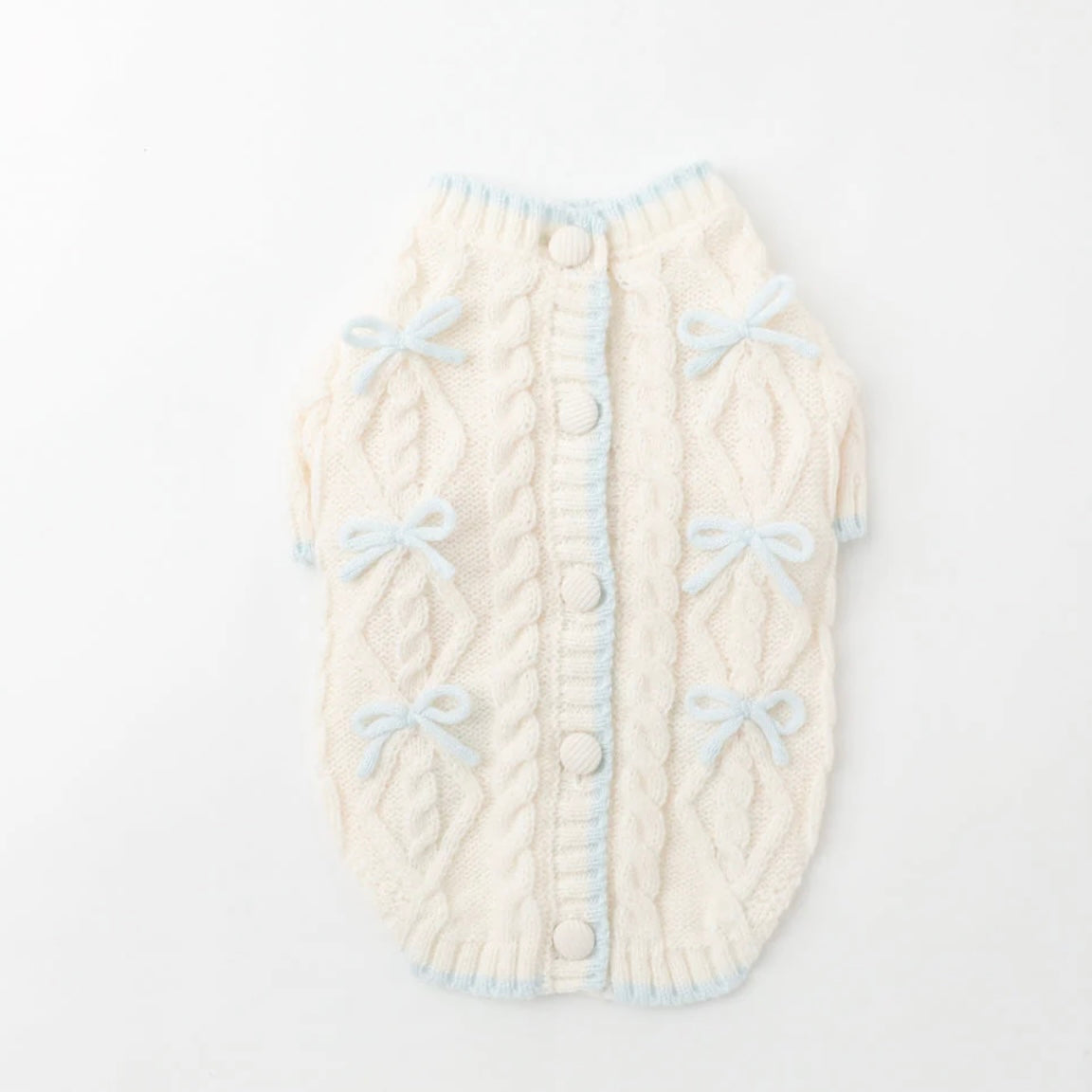 RIBBON KNIT CARDIGAN