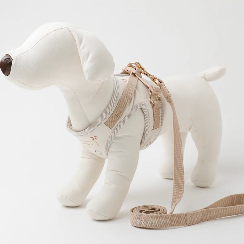 THE CAPE MARINE PATTERN EMBROIDERY HARNESS + LEAD