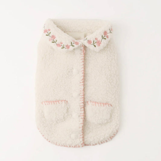 FLOWER EMBROIDERY VEST