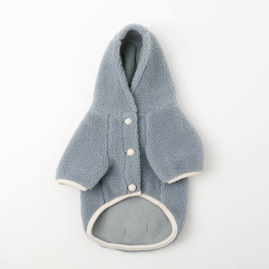 FLEECE JACKET WITH HOOD