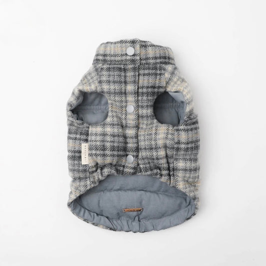 REVERSIBLE PLAID VEST