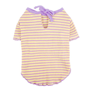 RIBBED STRIPED TEES