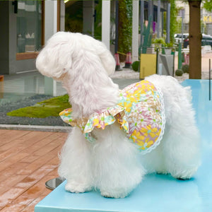 FLOWER RUFFLED TANK