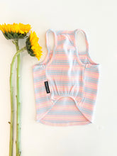 Load image into Gallery viewer, RIBBED STRIPED PINK TANK