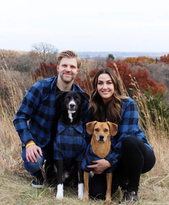 PACIFICA FLANNEL Matching Sizes for Dogs & Humans