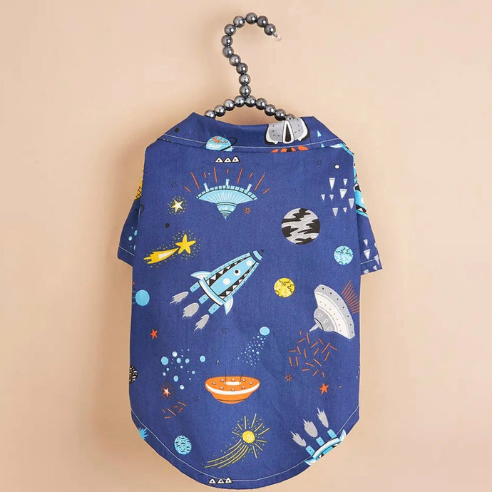 OUTER SPACE BUTTON UP
