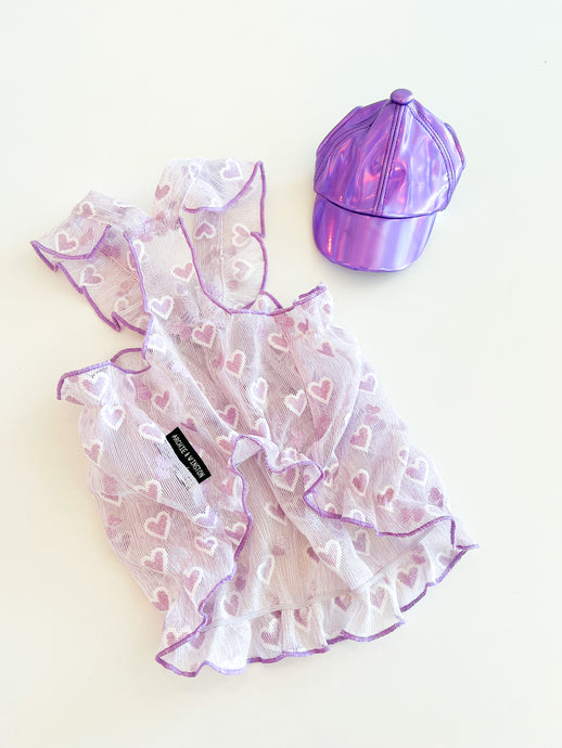 HEART RUFFLED TANK