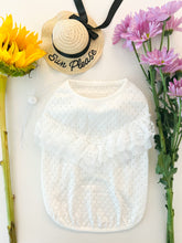 Load image into Gallery viewer, WHITE LACE EYELET TOP