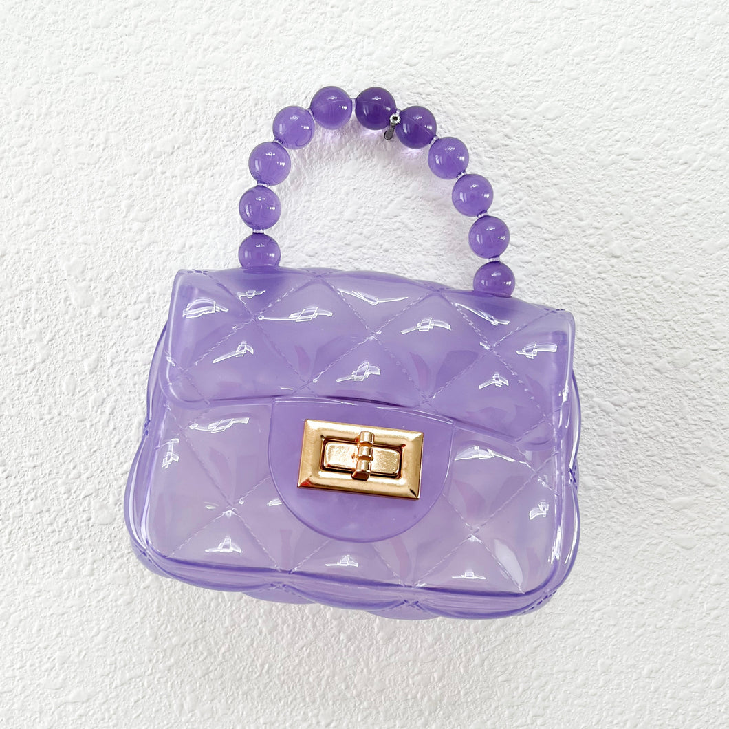MINI JELLY PURPLE HANDBAG