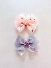 Load image into Gallery viewer, MOON AND STARS HAIR BOWS
