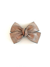 Load image into Gallery viewer, ROSE GOLD RHINESTONE HAIR BOW