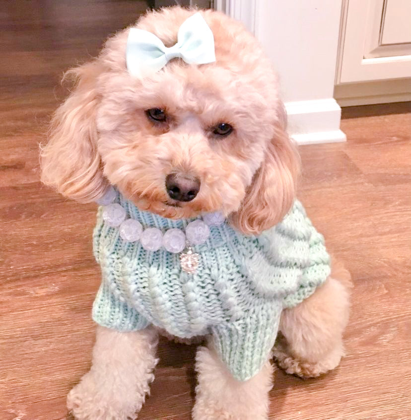 MINT HAND KNITTED SWEATER by Archie & Winston